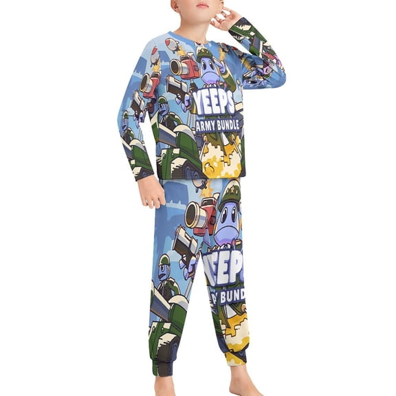 Yeeps Hide And Seek Pajama Suit Sleepwear Long Sleeve Top And Pants Pajama Set Home
