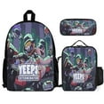 thumbnail image 1 of Yeeps Hide Seek Backpacks 3pcs Set Laptop Shoulder Bags Casual Daypack Lunch Bag Pencil Case Travel Hiking Work, 1 of 6