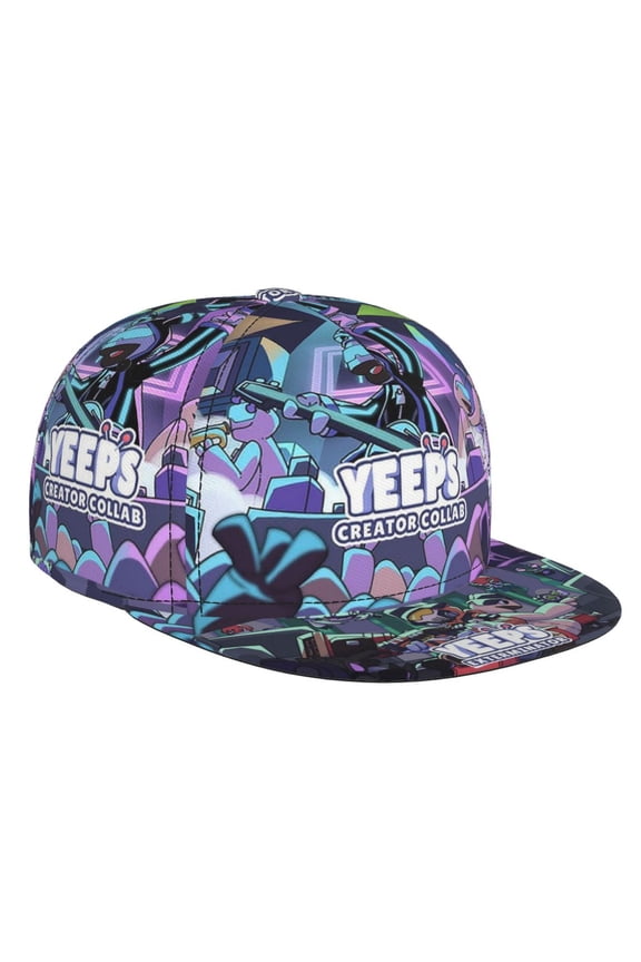 Yeeps Hide Seek Flat Brim Bill Baseball Cap Adjustable Hat Hip Hop Caps for Dad Men Women