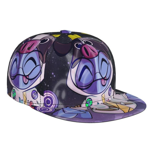 Yeeps Hide and Seek Flat Brim Bill Baseball Cap Adjustable Hat Hip Hop Caps for Dad Kids Men Women