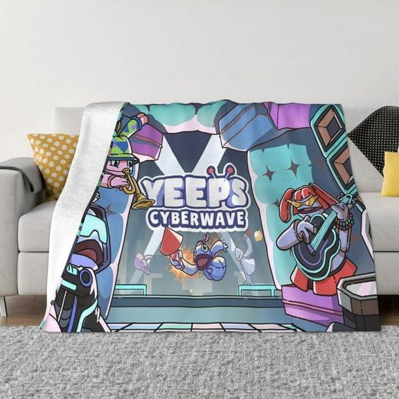 Yeeps Hide and Seek Ultra-Soft Micro Fleece Blanket Cozy Blanket Thick Warm Plush Throw Blanket Sofa Cushion