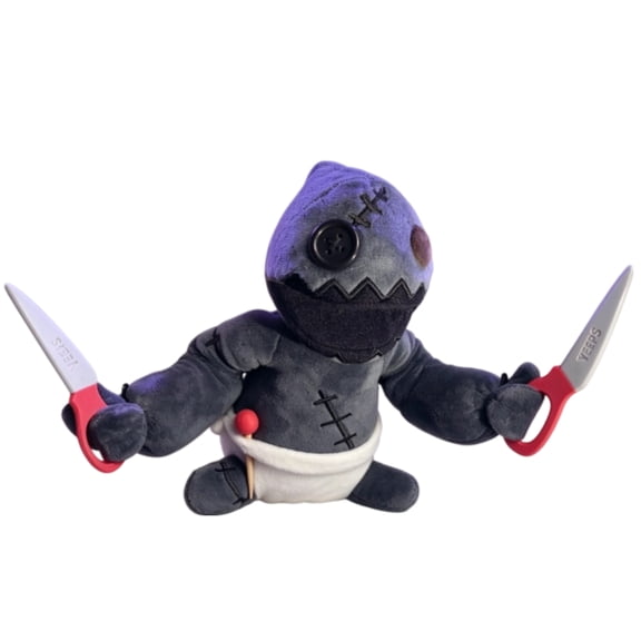 Yeeps Monster Plush, Scary Stitched Horror Stuffed Animal Toy, Collectible Hand Puppet Plushie for Game Fans & Kids(NO CODE)
