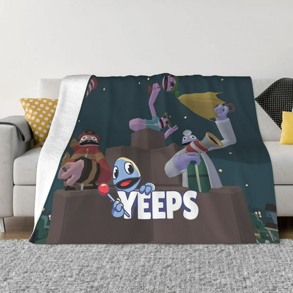 Yeeps Ultra-Soft Micro Fleece Blanket Cozy Blanket Thick Warm Plush Throw Blanket Sofa Cushion