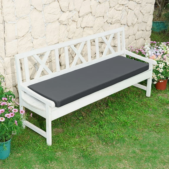 Yeerswag 59” x 18” Outdoor Bench Cushion, Water Resistant Non-Slip Removable for Garden Furniture