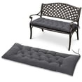 thumbnail image 1 of Yeerswag 59" x 20" x 4" Dark Grey Bench Outdoor Seating Cushion, Waterproof, Machine Washable, 1 of 7