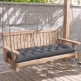 thumbnail image 1 of Yeerswag 59" x 20" x 4" Dark Grey Bench Outdoor Seating Cushion, Waterproof, Machine Washable, 1 of 9