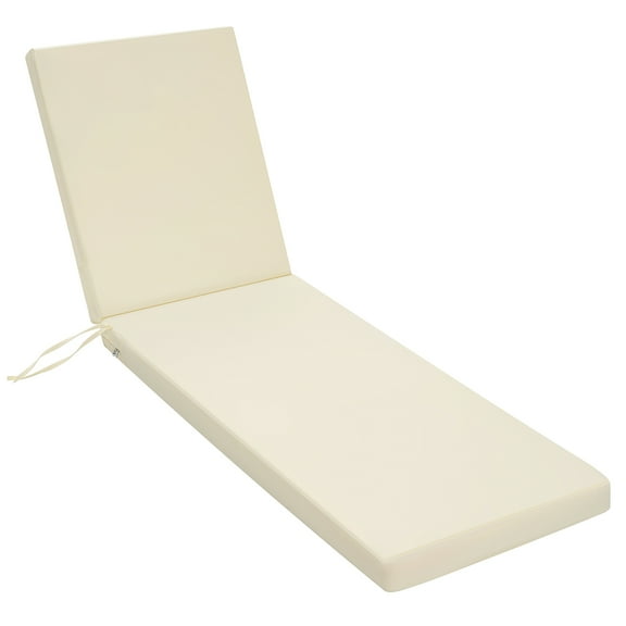 YEERSWAG 80x26x3 Inch Outdoor Patio Chair Cushion Recliner Cushion Chaise Lounge Cushion Non Slip Waterproof Beach Garden Furniture Cushion with Ties