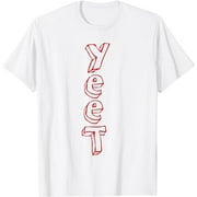 Yeet 3D Three Dimensional Text Meme T-Shirt