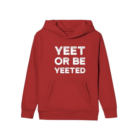 Yeet Meme Hoodie Yeet Or Be Yeeted Funny Dank Meme Shirts Pullover Hoodie Red Child Boys Hoodie