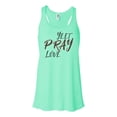 thumbnail image 1 of "Yeet Pray Love, Women's Racerback, Funny Tank Top, Workout Clothes, Yeet Shirt, Gift For Her, Gym Tank, Sublimation, Eat Pray Love, Country, Mint , EXTRA SMALL", 1 of 1