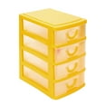 thumbnail image 1 of Yeetdub Clearance Sale Yellow Four Layers Durable Mini Desktop Drawer Sundries Case Small Objects Mini Desktop Drawers Organizer For Adult Storage Box Multilayer Sundries Case, 1 of 8