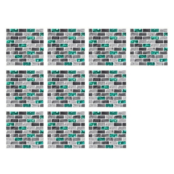 Yeetfub 10 Sheet Peel and Stick Backsplash Subway Self Adhesive Backsplash Wall Tiles for Kitchen Waterproof Peel and Stick Back Splash for Kitchen Bathroom Fireplace Cabinet 4"x4"