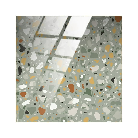 Yeetfub 10 Sheet Peel and Stick Backsplash Tile for Kitchen Marble Self Adhesive Wall Tiles Back Splashes Peel and Stick for Kitchen Wall for Kitchen Bathroom Fireplace Laundry Room 8"x8" Grey