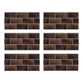 thumbnail image 1 of Yeetfub 6 Sheet Peel and Stick Backsplash Subway Tile for Kitchen 6"x12" Waterproof Backsplash Tile Peel and Stick Wall Tiles for Bathroom Kitchen Camper Shower Furniture Brown, 1 of 7