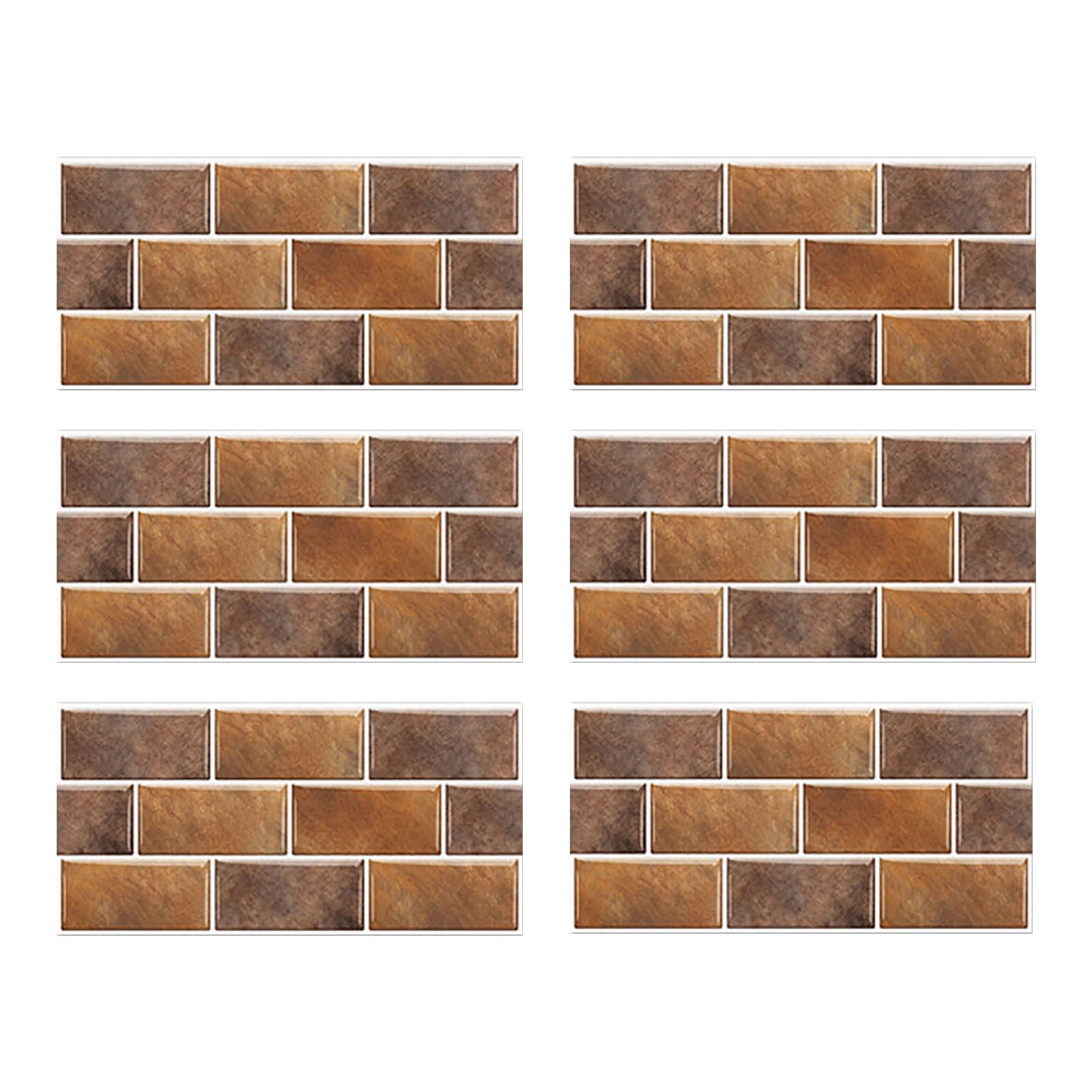 Yeetfub 6 Sheet Peel and Stick Backsplash Subway Tile for Kitchen 6"x12" Waterproof Backsplash Tile Peel and Stick Wall Tiles for Bathroom Kitchen Camper Shower Furniture