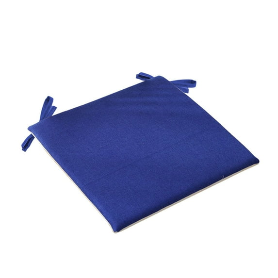 Yeetfub Chair Pads Seat Cushions for office Chairs with Ties Square Strap Garden Chair Pads Seat Cushion for Outdoor Bistros Stool Patio Dining Room Linen 16x16In