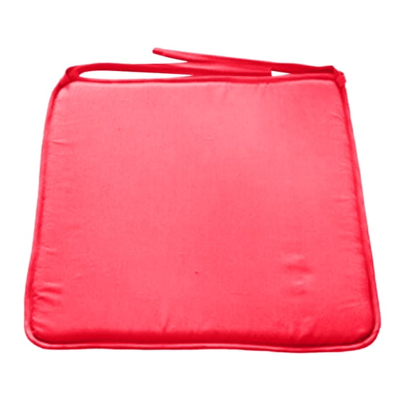 Yeetfub Chair Pads with Ties Pure Color Sponge Cushion Square Chair Cushion for Home Decoration Cushion for Dining Chairs, office Chair, Car, Floor, Outdoor, Patio 16x16In