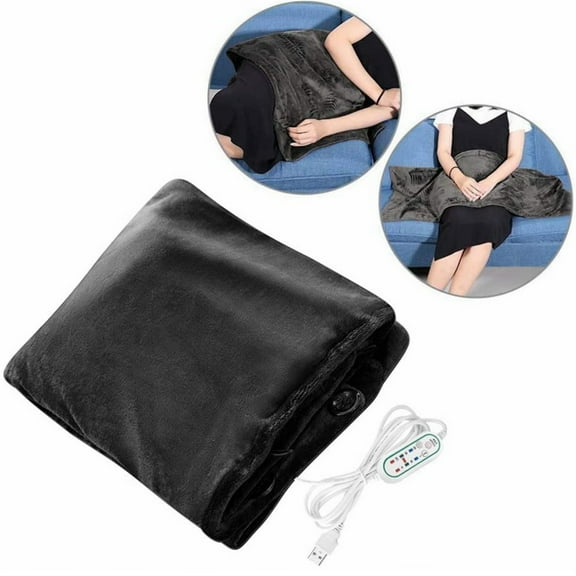 Yeetfub Cheap Cooling Blanket Full Size Summer Blanket Tie Dye Usb Shawl Electric Blanket Cushion Backrest Warm Knees Removable 5V Electric Blanket Usb Temperature Control Large Shawl