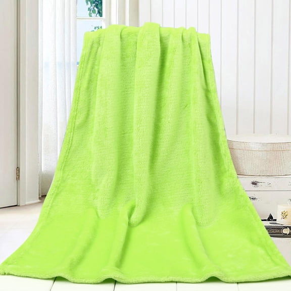 Yeetfub Cheap Cooling Comforter Queen Absorb Body Heat To Keep Cool 50X70Cm Fashion Solid Soft Throw Kids Blanket Warm Coral Plaid Blankets Flannel