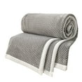 thumbnail image 1 of Yeetfub Clearance Cooling Comforter Double-Sided Cold Thick Throw Blankets for Couch Soft Breathable Silk Smooth Lightweight Summer Comforter Queen Cotton Waffle Blanket, 1 of 7