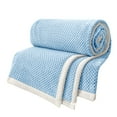 thumbnail image 1 of Yeetfub Clearance Lightweight Cold Bedding Comforter for All Season Light Weight Throw Blankets for Summer Cooling Blanket in Summer Off White Throw Blanket, 1 of 7