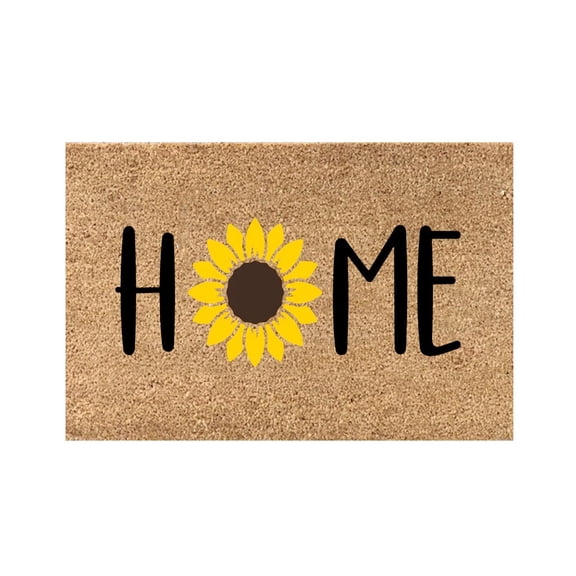 Yeetfub Coir Doormat Collection Outdoor Decor Summer Welcome Mat 16x24IN Waterproof