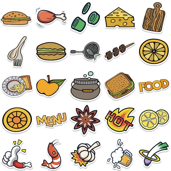 Yeetfub Deals Autumn Water Bottle Stickers Smelly Stickers For Kids Classroom Reward Cartoon Animal Food Doodle Stickers Decorate Luggage Notebook DIY Stickers Birthday Party Favors Exchange Gift