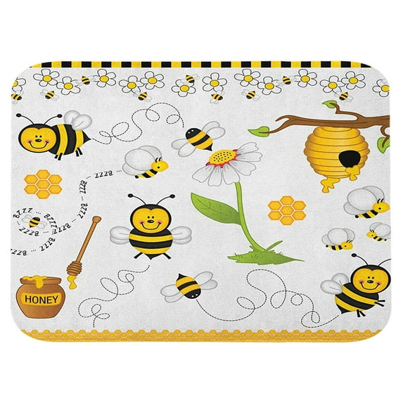 Front Door Mat Entrance Doormats Front Door Mat Funny Cute Bee Doormats Welcome Outdoor Mats Durable Floor Mats Rugs for Front Door Indoor My Past Orders 16x24IN