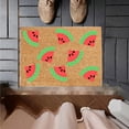 thumbnail image 1 of Yeetfub Funny Door mat Welcome Mat Doormat Funny Gift Home Doormat House Warming Gift Summer Funny Doormat Watermelon Carpet Welcome Living Room Parties Mats Brown 16"x24", 1 of 5