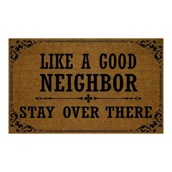 Yeetfub Funny Front Door Welcome Mat for Outdoor Porch or Patio Funny Print Doormats Indoor Outdoor Floor Door Mats Letter Rugs Front Door Mats Outdoor Large Door Rug Outdoor 16x24IN