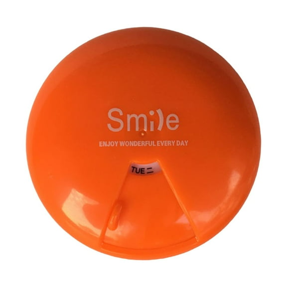 Yeetfub Meal Prep Containers Set 7 Day Storage Box Daily Weekly Storage Box For Daily Necessities Portable Portable Round Container