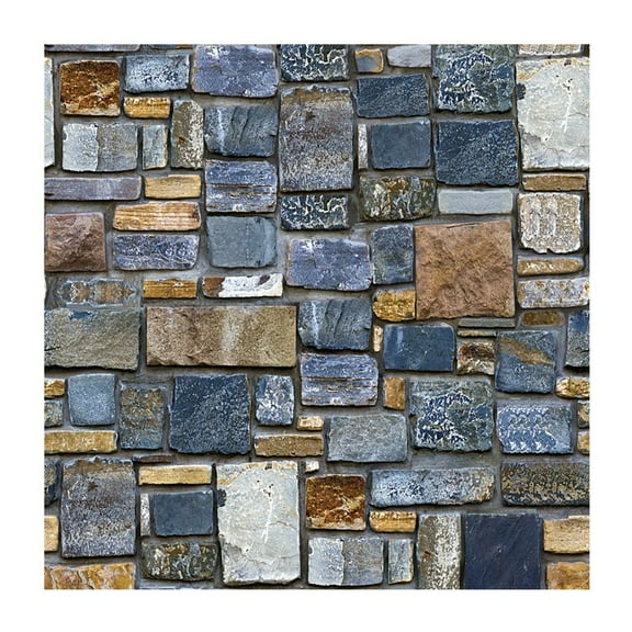 Yeetfub Peel And Stick Tiles For Kitchen Clearance Decor Stone Wall Sticker Rustic Home Effect Brick Self Adhesive 3D Home Decor