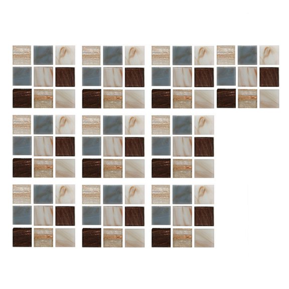 Yeetfub Peel and Stick Backsplash 10 Sheet 4"x4" Waterproof Peel and Stick Wall Tiles Marble Stick on Backsplash for Kitchen Bathroom Fireplace Cabinet