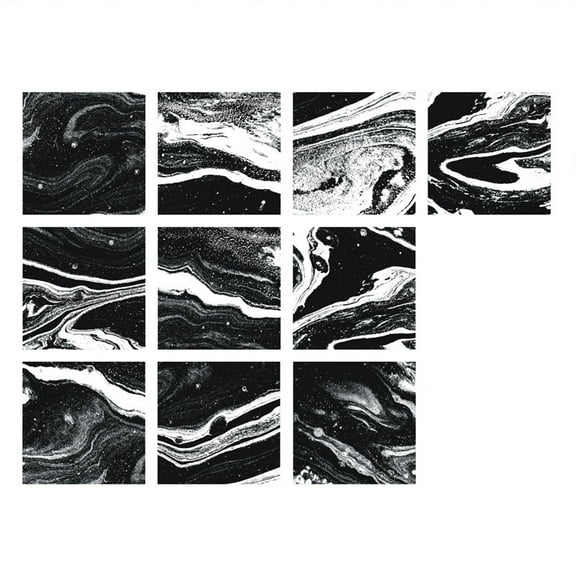 Yeetfub Peel and Stick Backsplash 10 Sheet Self Adhesive Marble Tile Sticker Stick on Backsplash for Kitchen Waterproof Backsplash Tile Peel and Stick for Kitchen Bathroom Fireplace Cabinet 4"x4"