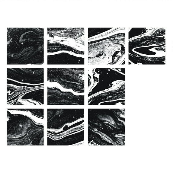 Yeetfub Peel and Stick Backsplash 10 Sheet Self Adhesive Marble Tile Sticker Stick on Backsplash for Kitchen Waterproof Backsplash Tile Peel and Stick for Kitchen Bathroom Fireplace Cabinet 4"x4"