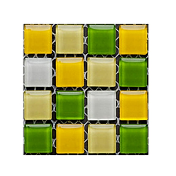 Yeetfub Peel and Stick Backsplash Kitchen 10-Sheet Mosaic Waterproof Self Adhesive Wall Tiles Back Splashes for Kitchen Bathroom Fireplace Cabinet 4"x4"
