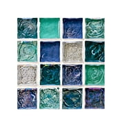 Yeetfub Peel and Stick Backsplash Kitchen 10-Sheet Mosaic Waterproof Self Adhesive Wall Tiles Back Splashes for Kitchen Bathroom Fireplace Cabinet 4"x4"