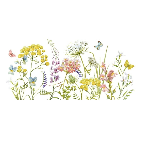 Yeetfub Peel Stick Tiles Clearance Wall Decals Peel And Stick Birds Vinyl Wall Stickers Butterfly Flowers Colorful Wall Stickers Garden Living Room Bedroom Wall Decorations