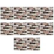 Yeetfub Prime Day Deals Peel and Stick Backsplash 10 Sheet 10"x10" Marble Wall Tiles Granite Back Splashes Tile for Kitchen PVC Peel and Stick Backsplash Tile for Bathroom Kitchen Cabinet Shower