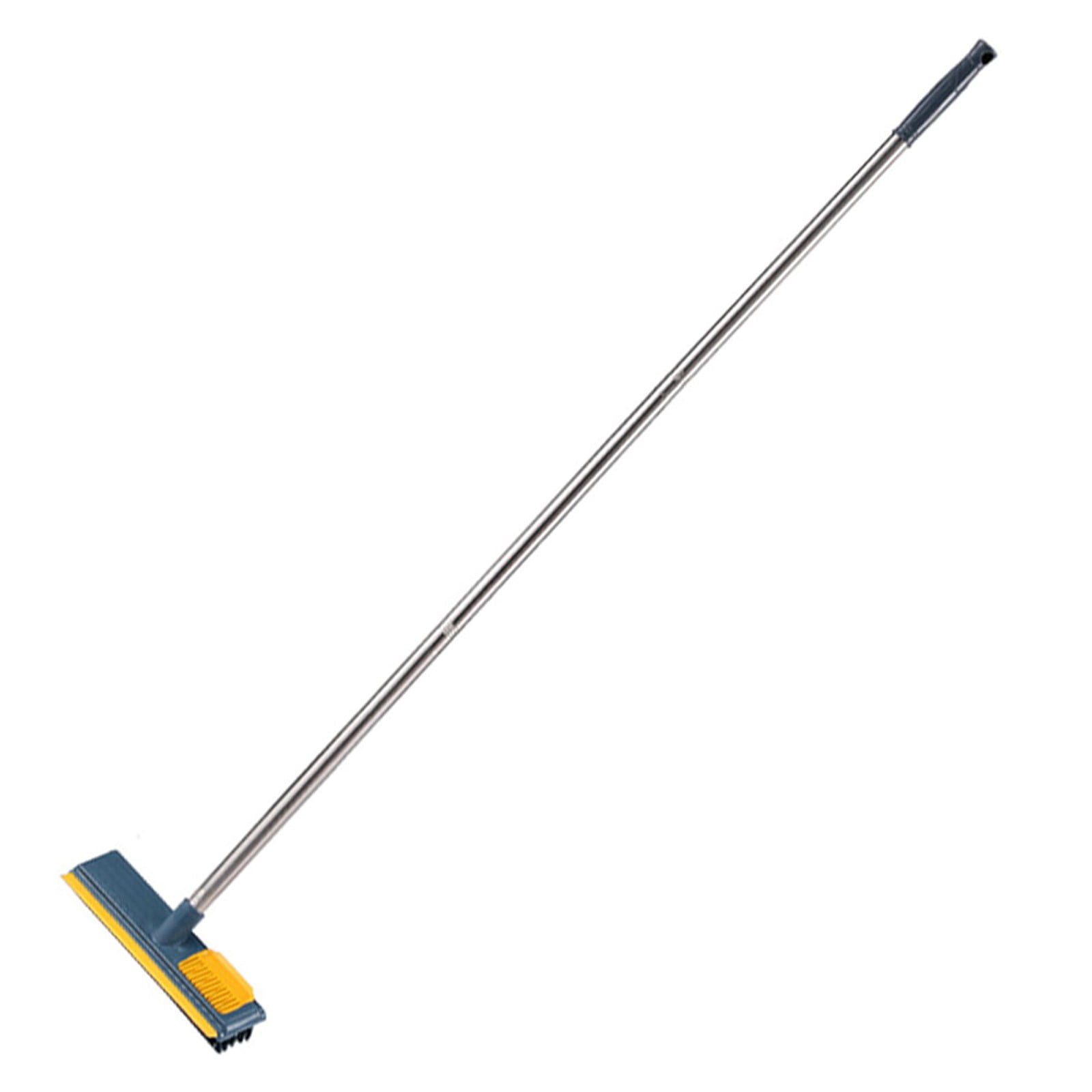 Yeetfub Soft Cleaning Brush with Handle Extendable Floor Corner Cleaning Brush Tile Window Scrubber Scraper Multi Functional Bathroom Toilet Washing Mop