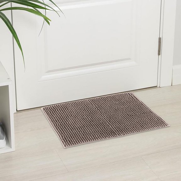 Yeetfub Warehouse Sale Clearance Striped Bathroom Rug Mat Extra Thick and Absorbent Bath Rugs Bath Rug for Bathroom, Shower, and Tub Super Soft and Absorbent Non Slip Microfiber Bath Rugs 14x20IN
