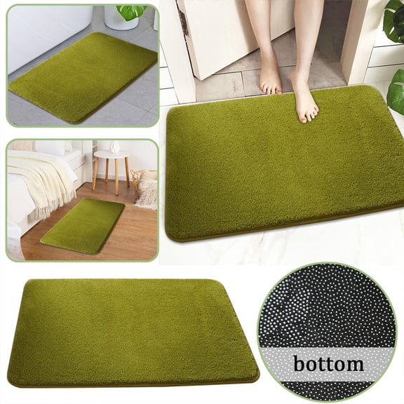 Yeetfub Warehouse Sale Memory Foam Bath Mat Rug Comfortable Soft Bath Mats Extra Thick Rug Microfiber Bathroom Rugs Machine Washable Dry Bath Mats for Bathroom Tub and Shower 20x32IN Luxury BathRugs
