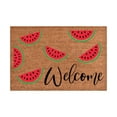 thumbnail image 1 of Yeetfub Watermelon Theme Polyester Indoor and Outdoor Door Mat, 1.33' x 2.0', Non-slip, 1 of 8