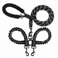 thumbnail image 1 of YeewayVeh Double Dog Leash for 2 Dogs, 360° Tangle-Free Swivel with Shock Absorbing Bungee, Adjustable Dual Dog Walking Leash (25-150 lbs), 1 of 7