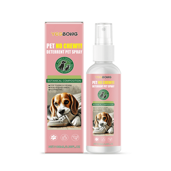 Yegbong Anti-Chew Spray for Pets - Bitter Furniture Protection & Behavior Modification - 100ml