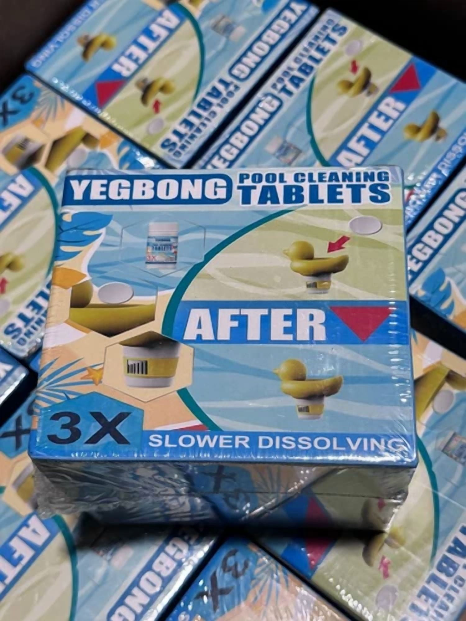 Yegbong Pool Cleaning Tablet - 100Pcs