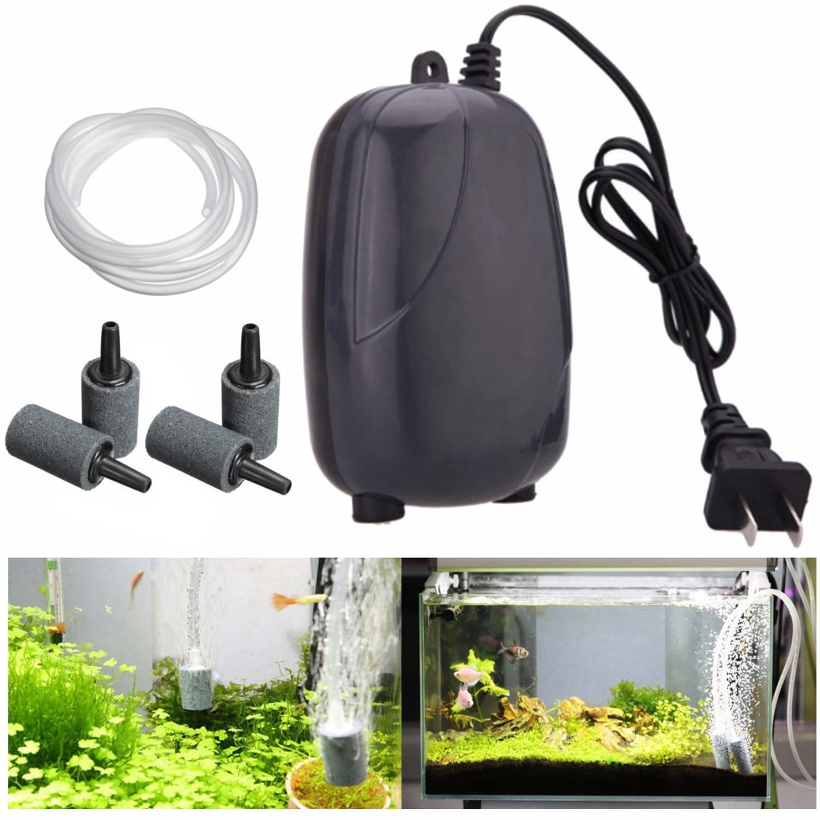 Yehailo 2M 2 Air Bubble Disk Stone Aquarium Fish Tank Pond Hydroponic