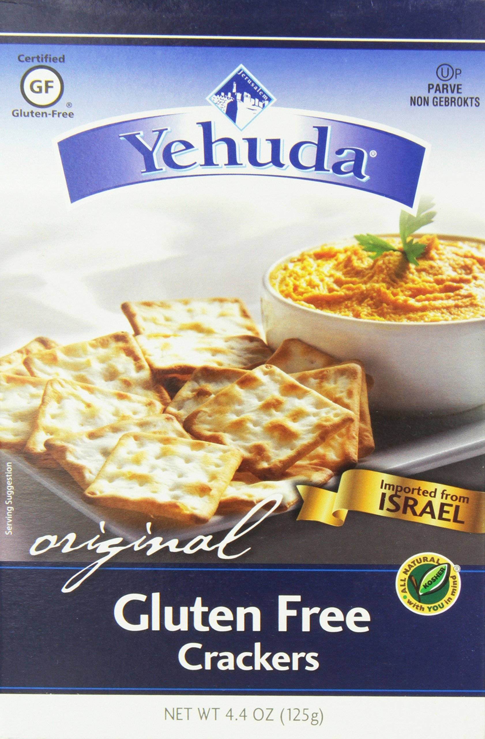 Yehuda Gluten Free Matzo Crackers, TSF11Original, 4.4 Ounce