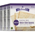 Yehuda Gluten Free Unsalted STF9 Matzo Squares, 10.5oz (3 Pack) Thin