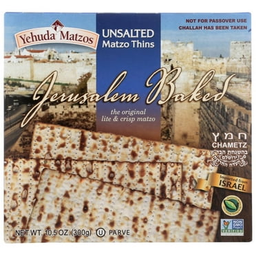 Yehuda Matzo Thins Unsalted, 10.5 Oz